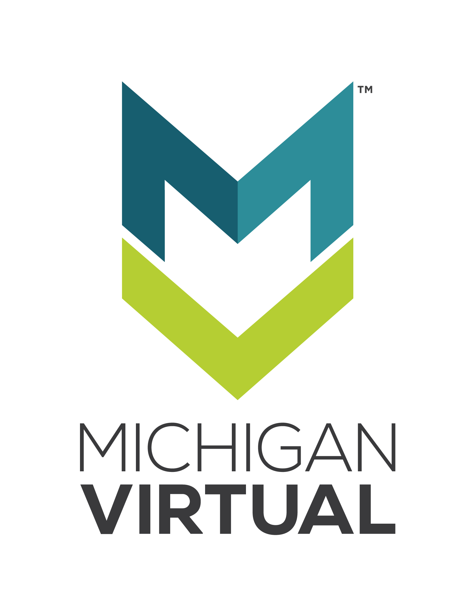 Michigan Virtual Vertical Stacked Logo